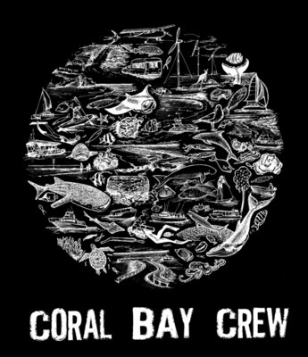 coral bay crew drawing invert